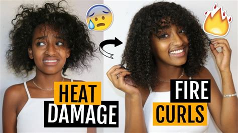 Damaged Hair To Defined Curls In 6 Minutes Youtube