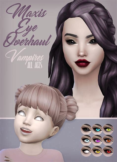 Maxis Eye Overhaul Vampiresas Requested Here Are The Meo Vampire Eyes