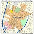 Aerial Photography Map of Doylestown, PA Pennsylvania