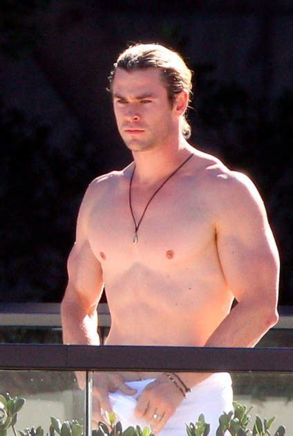 The Men Of Hollywood Best Of 2013 Chris Hemsworth Shirtless