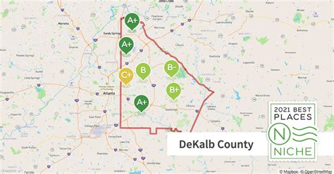 Cities In Dekalb County Ga Map Of Cities In Dekalb County Georgia
