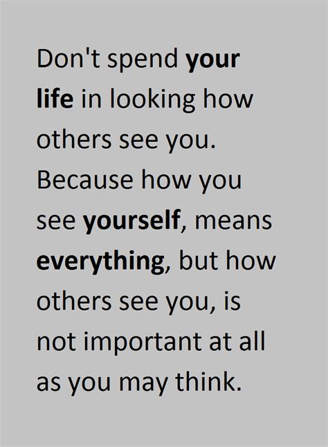 How You See Yourself Quotes And Sayings