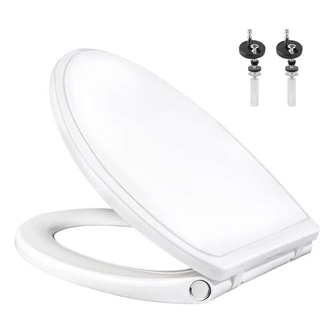 Ifealclear Elongated Toilet Seat Quick Release Hinges For Easy