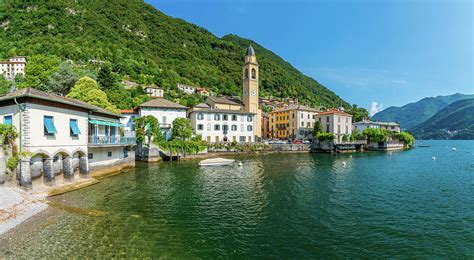 Scenic Sight In Laglio Village On The Como Lake Lombardy Italy