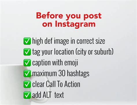Instagram Post Checklistinstagram Post Checklist By Sergio Garcia