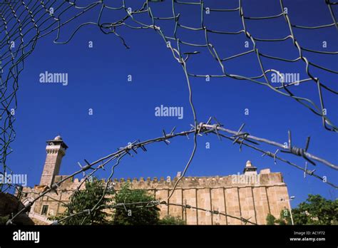 Palestine West Bank Hebron Mosque Of Abraham Stock Photo Alamy