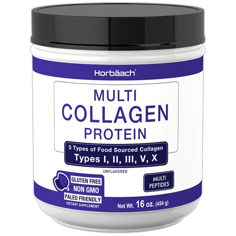 Multi Collagen Protein Powder 162 Oz Type I Ii Iii V X