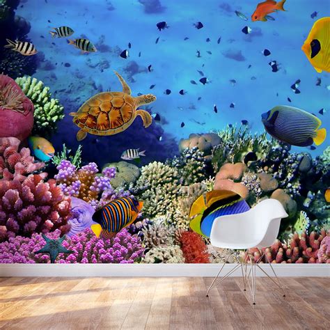 Under The Sea Wall Decal Underwater Wall Decal Wallums