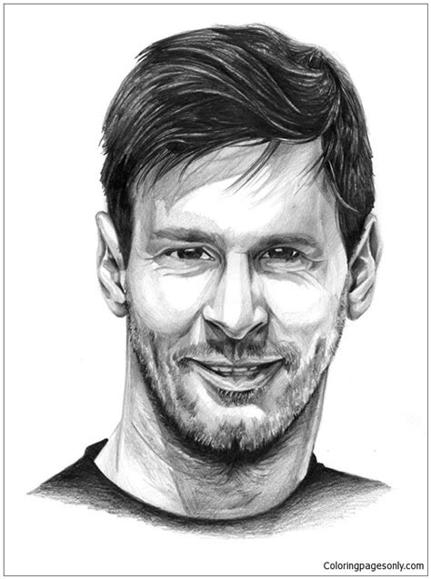 Lionel Messi Imagen Paginas Para Colorear Lionel Messi Para Colorear Paginas Para Colorear