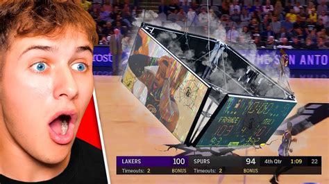 20 Craziest Moments In Nba History Youtube