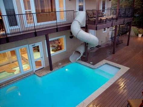 Britannia Manor Water Slide House In Texas Usa Dream Homes