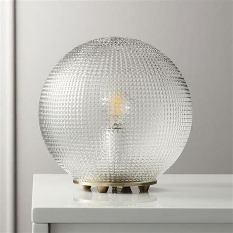 Shop Halo Globe Table Lamp Glass Globe Table Lamp Exudes One Of A Kind Vintage Vibes Thanks To