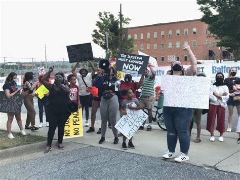 A Group Of 25 Protesters Marched Around The Forsyth County Jail As They Call To Abolish Law