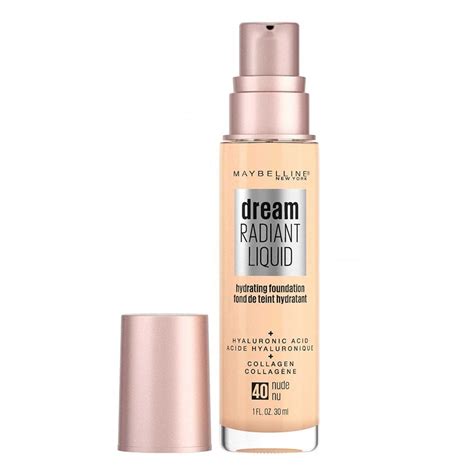 Maybelline Dream Radiant Liquid Hydrating Foundation 30ml Nude 40