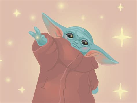Baby Yoda Illustration By Yuliya On Dribbble