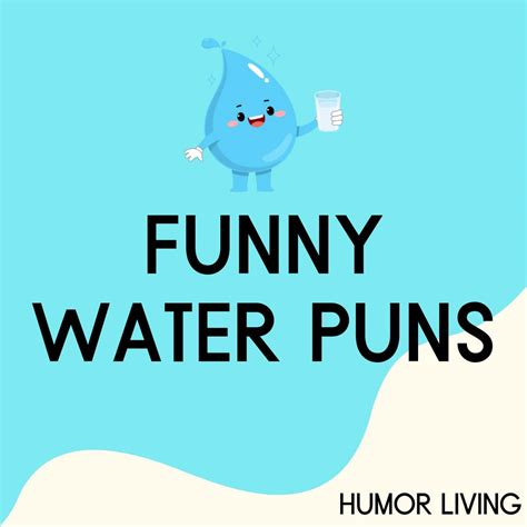 Funny Water Puns To Swim In Laughter Humor Living