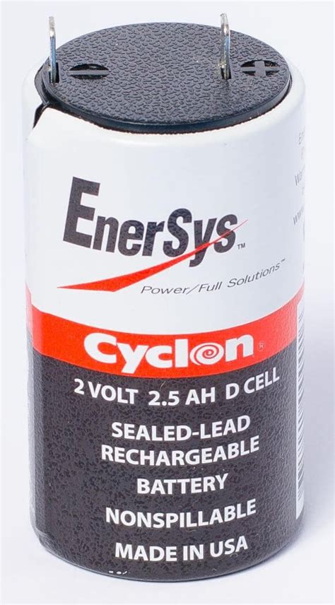 Buy Enersyshawker Cyclon 0810 0004 D Cell 2 Volt25 Amp Hour Sealed