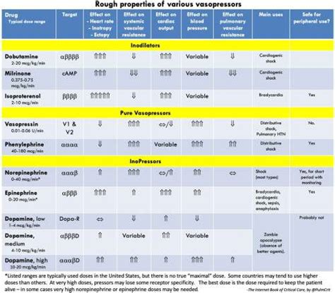 Vasopressors Emcrit Project