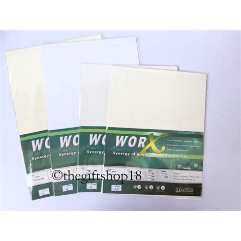 Worx Specialty Paper 90200 Gsm Shopee Philippines