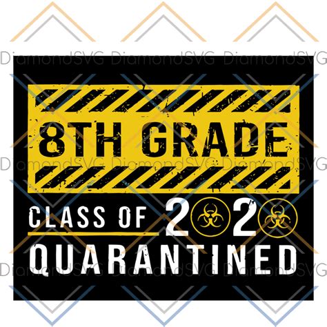 8th Grade Class Of 2020 Quarantined Svg 8th Grade Svg Quarantine