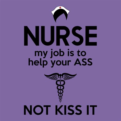 Custom Nurse My Job Is To Help Your Ass Not Kiss It Racerback Tank By Rardesign Artistshot