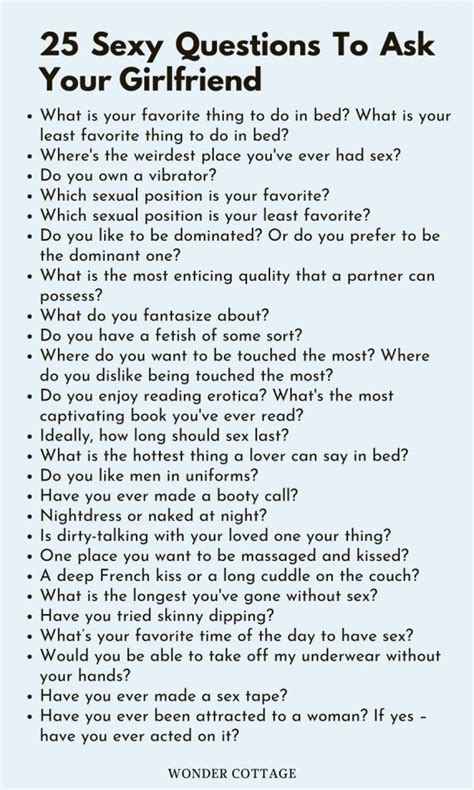 245 Questions To Ask Your Girlfriend Wonder Cottage Fun Questions To Ask Questions To Ask