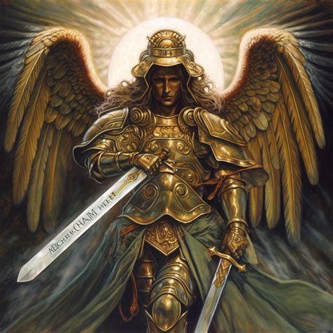 Seraph Angel Angel Warrior Jinn Archangel Michael Angels And Demons