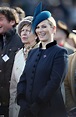 Princess Anne and daughter Zara brave the elements at Cheltenham races ...