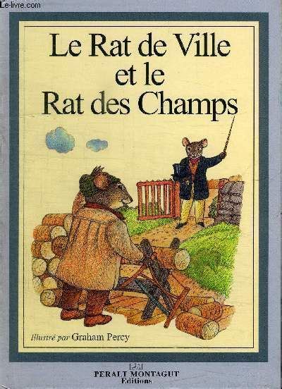 Illustration Fable De La Fontaine Le Rat De Ville Et Le Rat Des