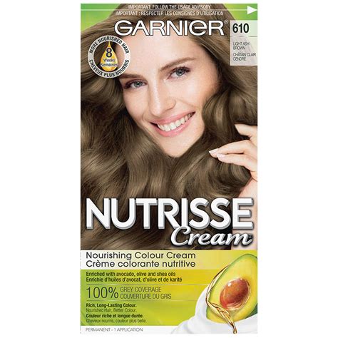 Save 5% more with subscribe & save. Garnier Nutrisse Cream Permanent Hair Colour - 610 Light ...
