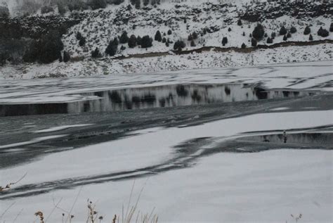 Warm Weather Is Melting Ice Ririe Reservoir East Idaho News