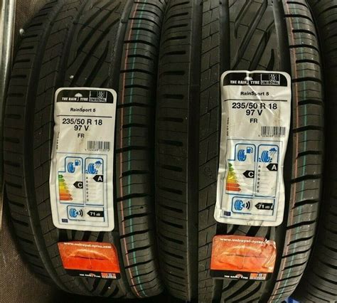 2x New Car Suv Tyres Uniroyal Rainsport 5 23550 R18 97v Premium 235 50