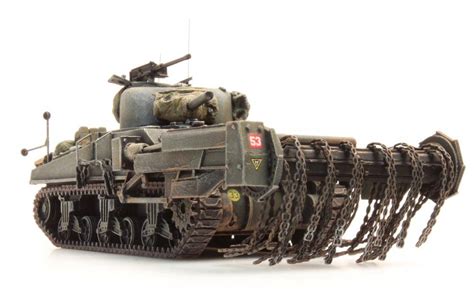 Sherman M4a4 Flail Mine Clearing Tank Uk Us Artitecshop