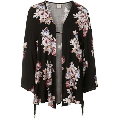 Floral Fringed Kimono By Somedays Lovin X Topshop 390 Mxn Liked On