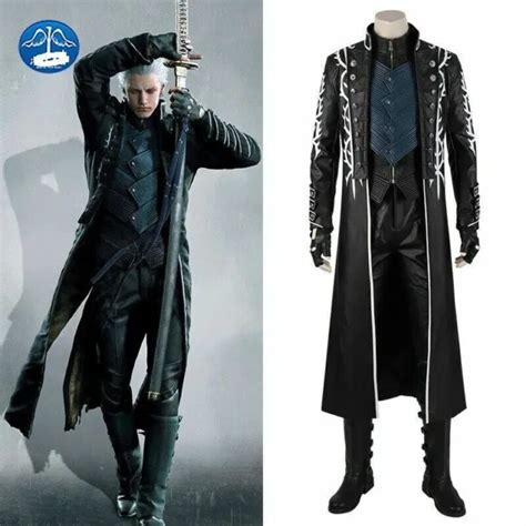 Cosplay Game Devil May Cry Vergil Dante Nero Costume Boots Halloween