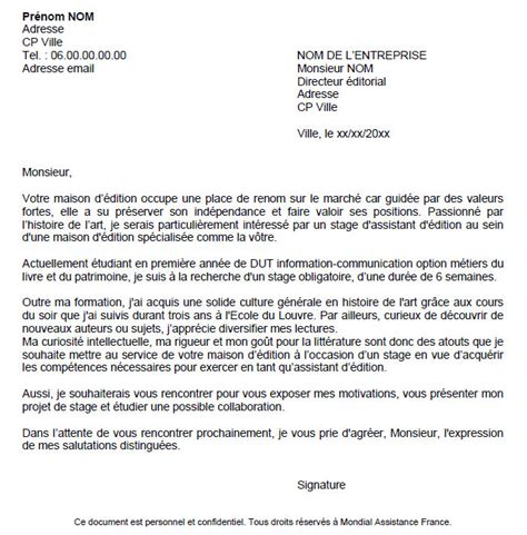 Qui ne tente rien n'a rien ! Cover Letter Example: Exemple De Lettre De Motivation Gratuite Pour Candidature Spontanée