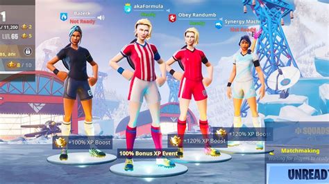 We Created The Biggest Tryhard Squad Ever In Fortnite 4 Soccer