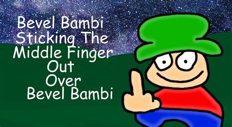 Bevel Bambi Sticking The Middle Finger Out [friday Night Funkin ] [mods]