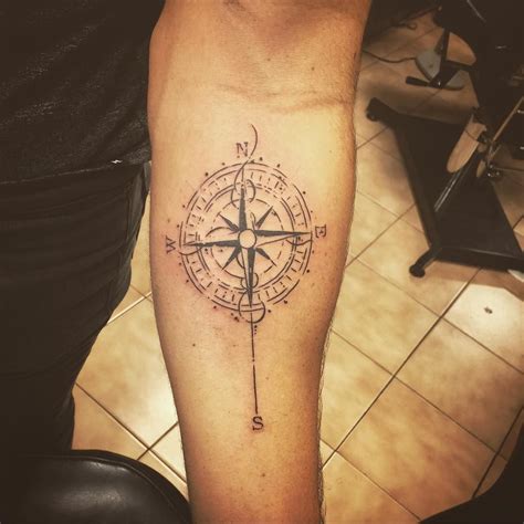 Did This Yesterday Compass Nautical Tattoo Sketch