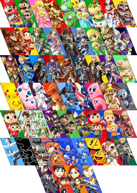 Super Smash Bros For Wii U3ds Full Roster Smash Bros Super Smash