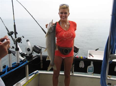 Luck Lady Angler Picture Of Happy Hooker Charters Duluth Tripadvisor