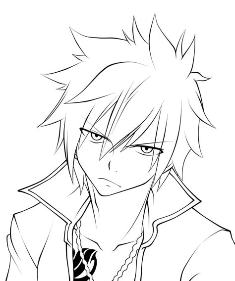 Coloriage Grey Fullbuster 1