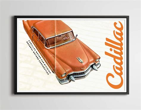 1955 Cadillac Brochure Poster Up To 24 X 36 Classic