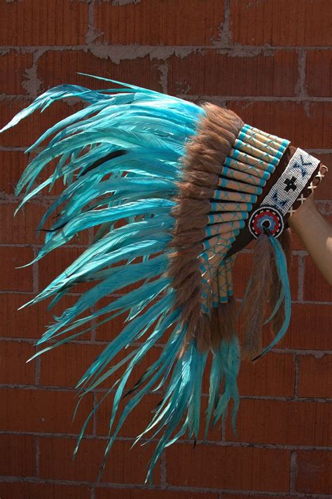 Roma Costume Women S Native American Headdress Turquoise 6 Native American Headdress