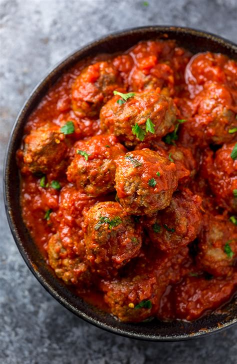 Easy Baked Meatballs Recipe And Video Baker By Nature