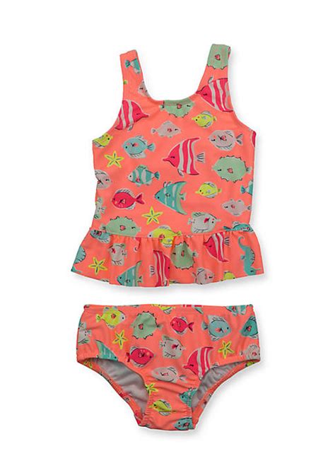 Carters® 2 Piece Fish Swimsuit Toddler Girls Belk