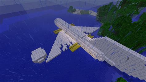 Minecraft Plane Crash In Water Dibandingkan