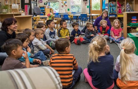 A Group Of Preschoolers Sit In A Circle Preschool Elementary Schools