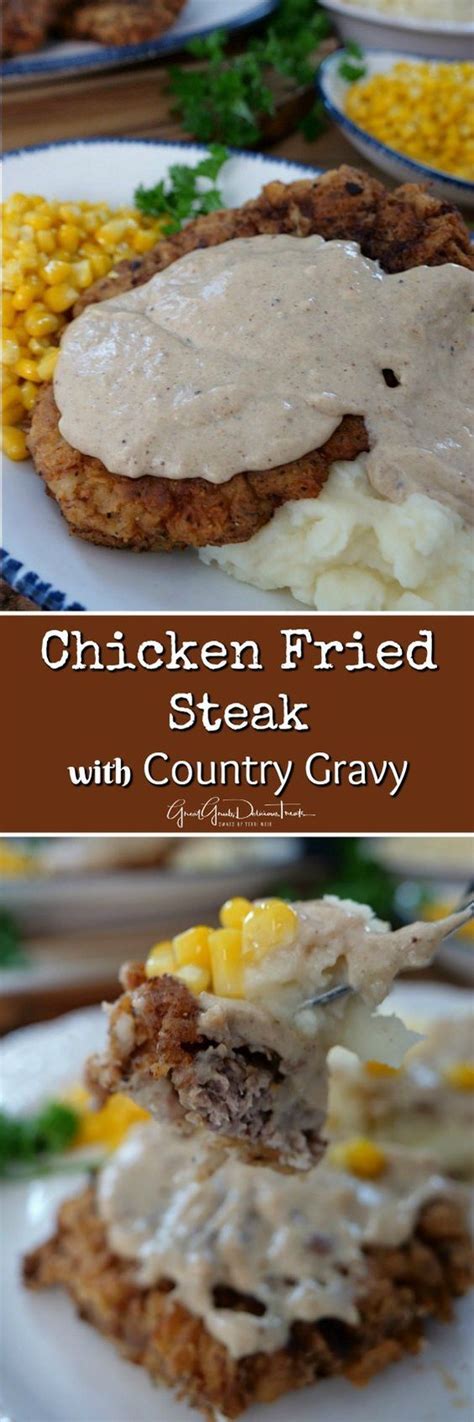 What could be more classic? Chicken Fried Steak with Country Gravy is fried to ...