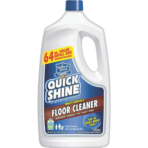 Quick Shine 64 Oz Multi Surface Floor Cleaner 11154 The Home Depot